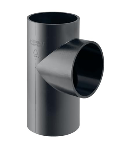 Geberit PE T-stuk met drie aansluitingen 88,5 125/110 mm