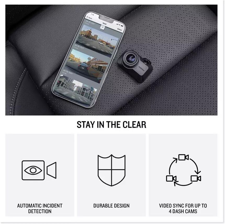 Garmin Dash Cam Mini 3 Full HD 1080p - Black