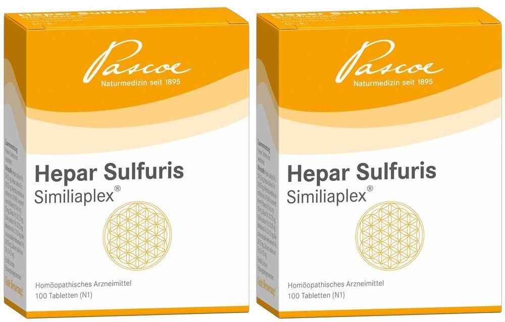Pascoe Hepar Sulfuris Similiaplex Tabletten 2x 2x100 St