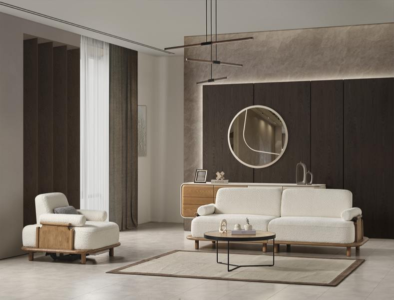 Polstermöbel Lounge Sofa Set 3+1 Lounge Sofa Lounge Couch