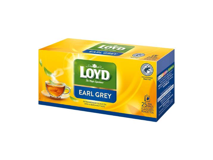 Sachets de thé Earl Grey LOYD 25 x 1,7 g
