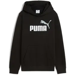 PUMA Essentials 2 Color No. 1 Logo Fleece Hoodie Jungen 01 - PUMA black 164