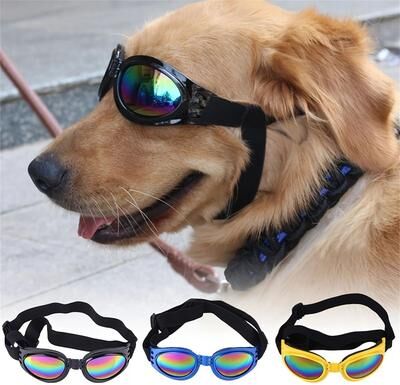 Uplift Treasures Foldable Pet Sunglasses For Dogs And Cats yellow
