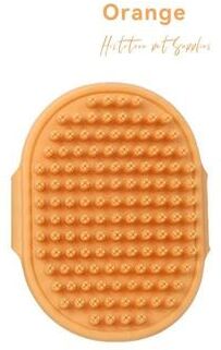 Uplifted Finds Zen Touch Silicone Massage & Bath Brush orange