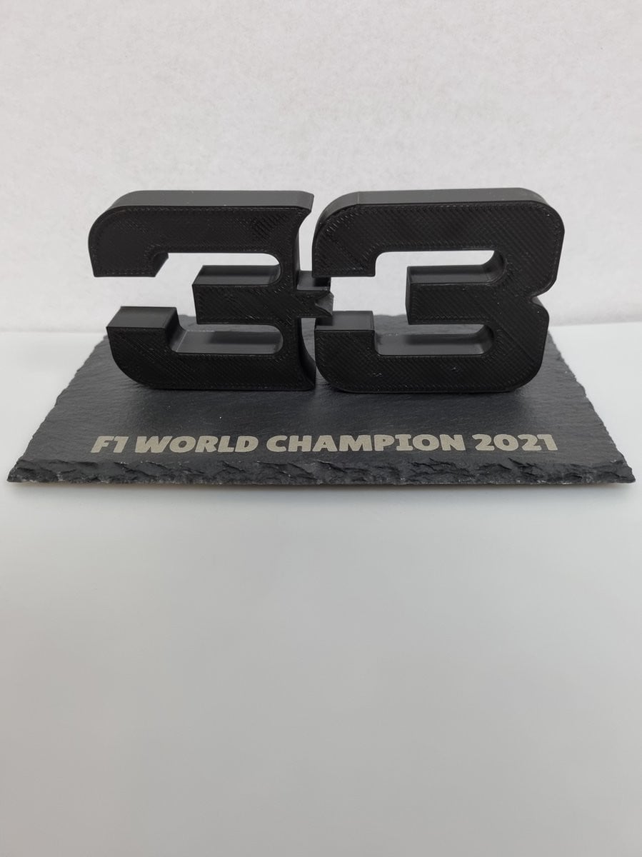 F1 Wereldkampioen 2021 Poster voor Volwassenen