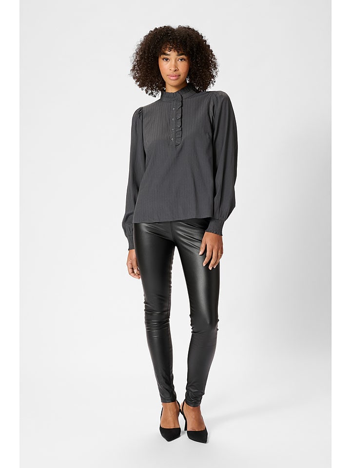 Kaffe Bluse in Grau - 46
