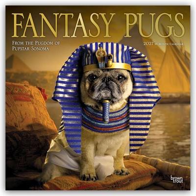 Fantasy Pugs – Fantasy Möpse 2027 – 16-Monatskalender