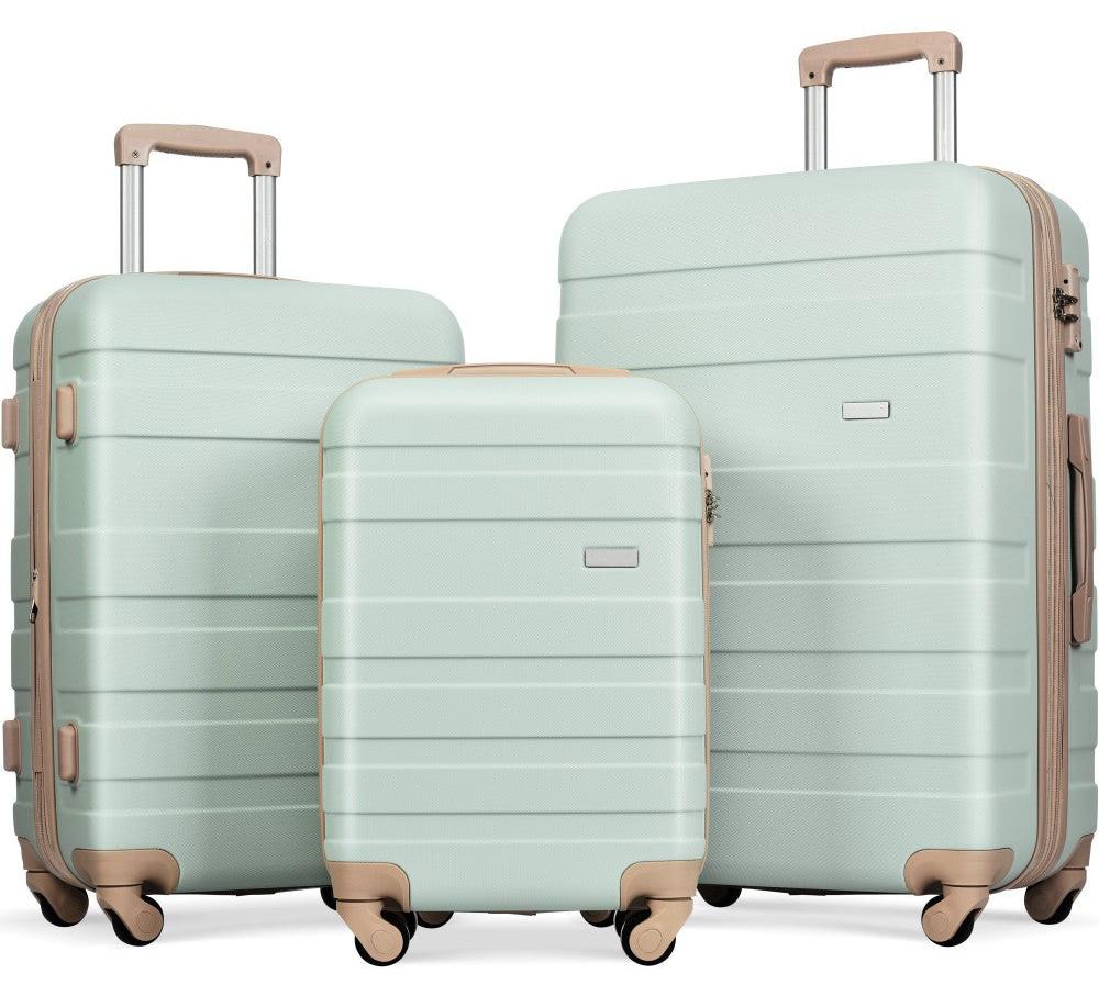 Koffer-Set - Reisekoffer-Set - Hartschalenkoffer - Rollkoffer - Reisegepäck - ABS-Hartschale