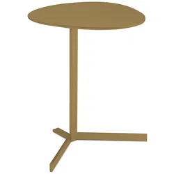 Birdy Kiesel Beistelltisch oval gold metallic H: 53cm