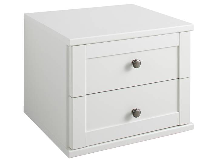 Nachtkommode WIMEX Filou , weiss (weiß), B:46cm H:38cm T:40cm, Sideboards, Nachtkommode