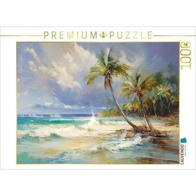 CALVENDO Puzzle Am weißen Sandstrand | 1000 Teile Lege-Größe 64x48cm Foto-Puzzle für glückliche Stunden, Sonstige von , Calvendo Puzzle