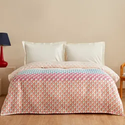 Karaca Home Dace 100 % Baumwolle Doppelbett-Einzelbettdecke Multicolor