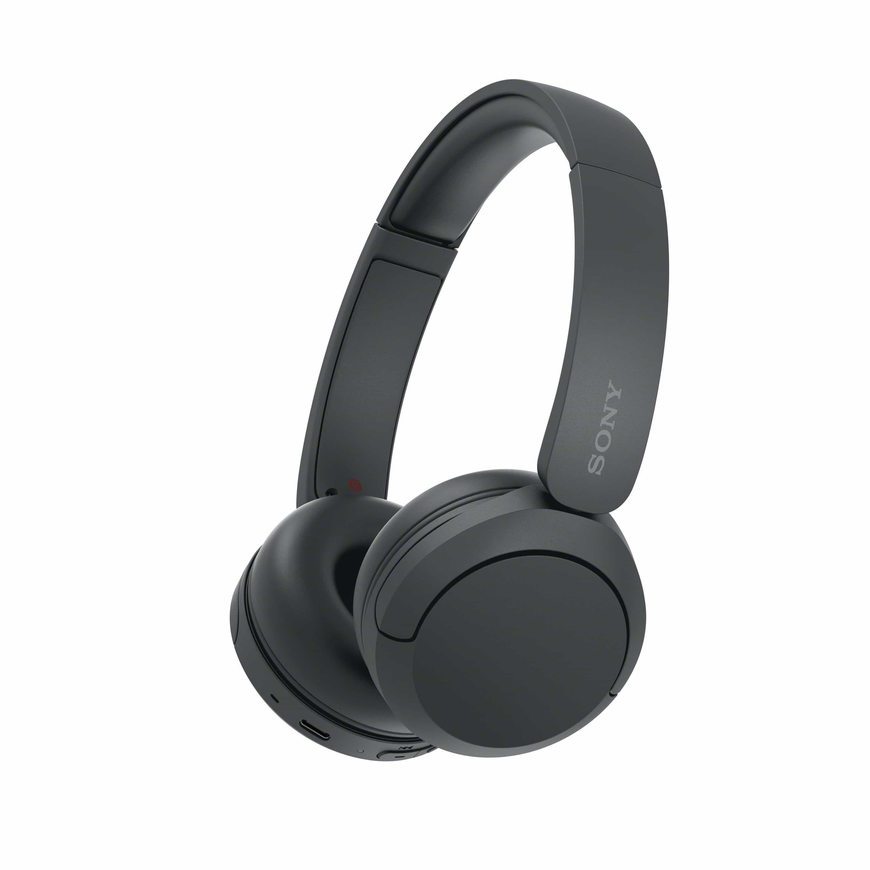 Sony WH-CH520 On-Ear Bluetooth Kopfhörer kabellos 50 h Laufzeit USB Typ-C (Schwarz) WHCH520B.CE7
