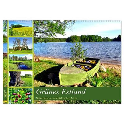 Grünes Estland - Naturparadies am Baltischen Meer (Wandkalender 2027 DIN A2 quer), CALVENDO Monatskalender
