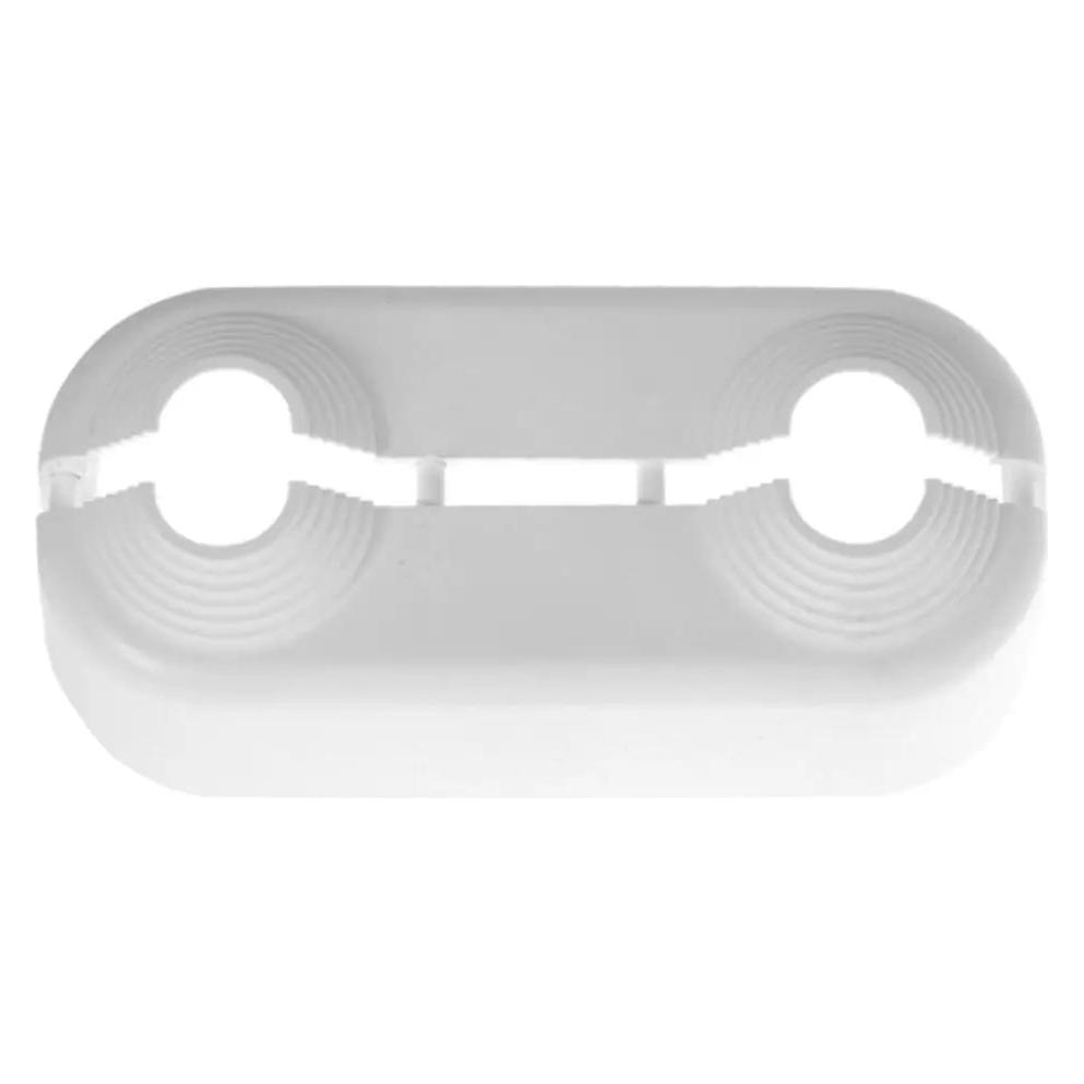 Kermi Doppelrosette Kunststoff, 50 mm Abstand (Türgarnitur) (ZT00660001)
