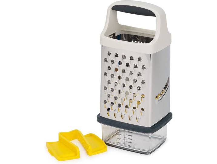 Joseph Joseph - Multi-Grip Rasp met Opvangbak - Roestvast Staal - Geel