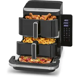 GOURMETmaxx Heißluft-Fritteuse 2800W schwarz
