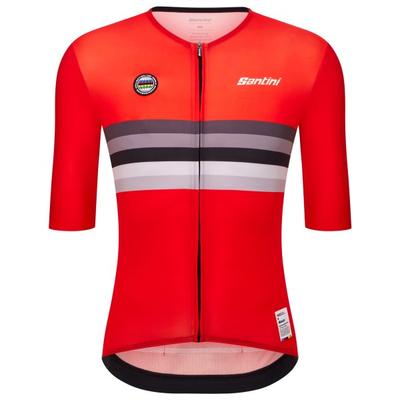 Santini - UCI World Champion Jersey - Radtrikot Gr M rot