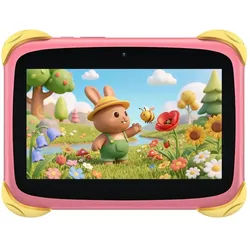 Blackview LINK Mini Kids, 7 Zoll Kinder-Tablet inkl. Stylus (7", 32 GB, Sweet Pink), Tablet, Pink
