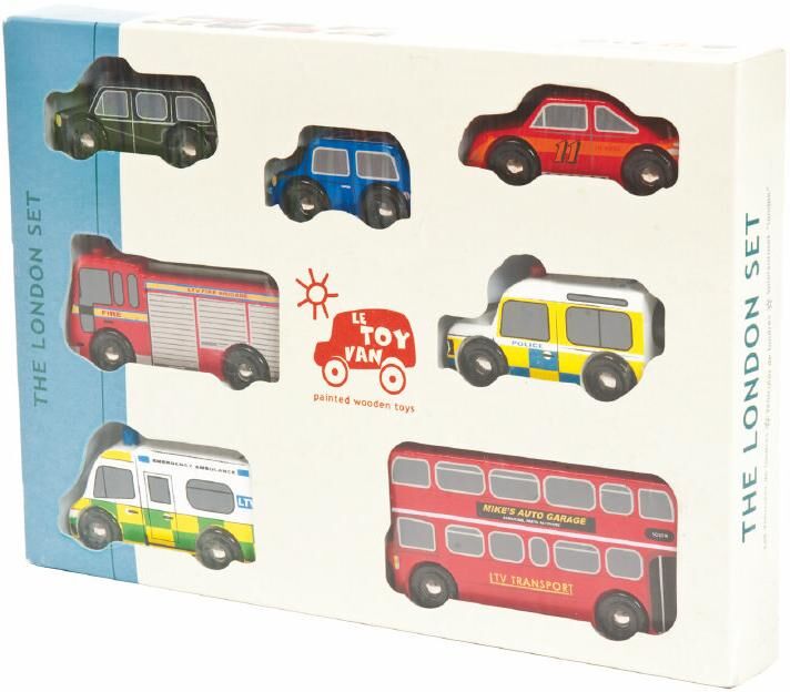 Spielzeug-Auto LE TOY VAN "London", Kinder, bunt, Spielzeugfahrzeuge Spielzeug-Auto bunt Einheitsgröße