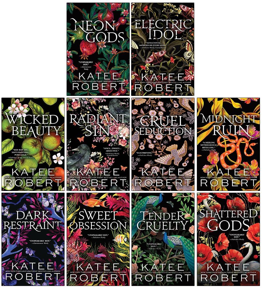 Sourcebooks Casablanca Dark Olympus Series 1-10 Books Collection Set by Katee Robert - Paperback - Adult Dark Romance Mythology Retelling - Neon Gods, Electric Idol, Wicked Beauty & More