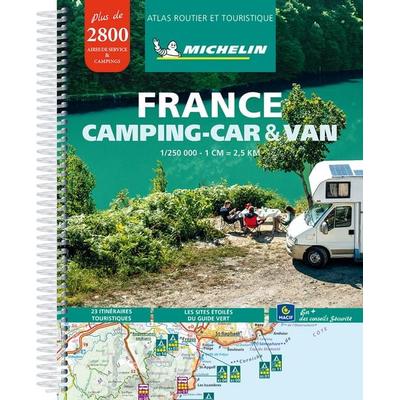 Michelin ATLAS France CAMPING CAR, Karte von Michelin, Michelin, 978-2-06-725503-6