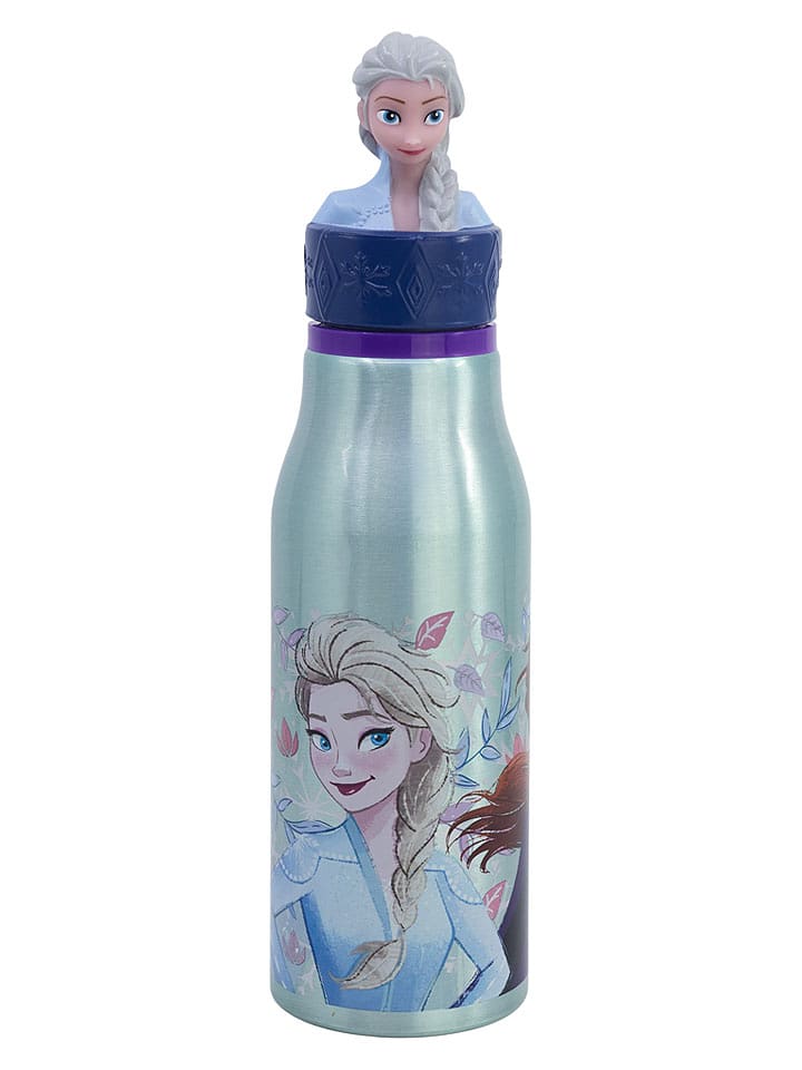 Stor Trinkflasche "Frozen" in Türkis/ Blau - 690 ml - onesize