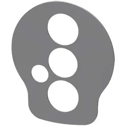 KWC Aquarotter Rosette, F5, Edelstahl, für Armatureneinheit, Baujahr bis 2021, 2030065031 2030065031