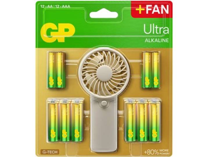 Gp - Pile X12 Aa + X12 Aaa + Ventilateur