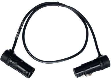 pro snake Low Profile XLR Patch FM 0.6 Schwarz