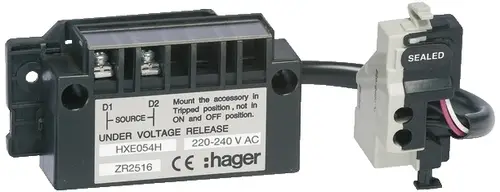 Hager HXE054H Unterspannungsauslöser 220 V, 240V 1St.