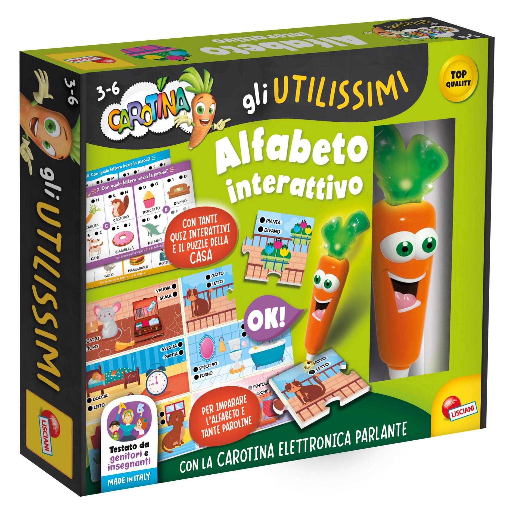 Lisciani Sprechender Stift Karotte Das Nützliche Interaktive Alphabet (Deutsch) (47659864)