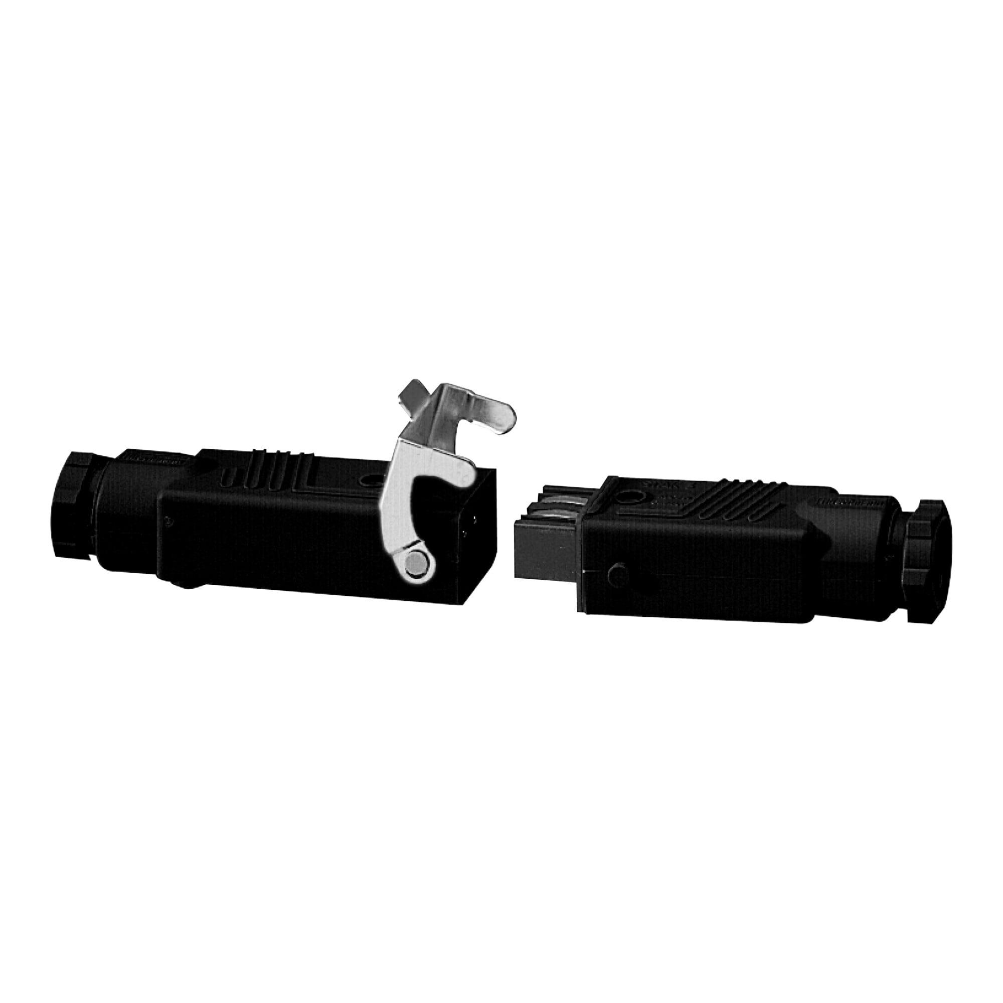 Somfy Steckverbindung Hirschmann 9701566 schwarz IP54 16A)