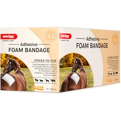 Snögg Animal Care Foam Bandage, 22 x 200 cm - elastischer Schaumverband für Tiere