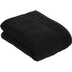 Vossen Frottierserie Vienna Style Supersoft schwarz Duschtuch 67x140 cm