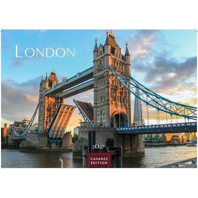 London Kalender 2027 – Wandkalender | Fotokalender England 24x35cm - Hochwertiger . mit Ansichten von Londons ikonischen Sehenswürdigkeiten