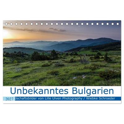 Unbekanntes Bulgarien (Tischkalender 2027 DIN A5 quer), CALVENDO Monatskalender