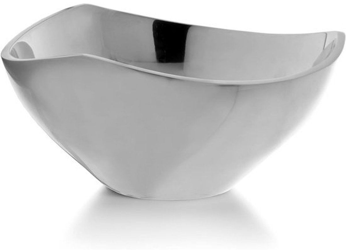 Decoratieve Tri-Corner Ronde Kom 19 cm - Stijlvolle Serveer- of Fruitschaal