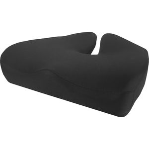 DESQ Orthopädisches-Sitzkissen 1345, Steißbeinkissen, waschbar, schwarz