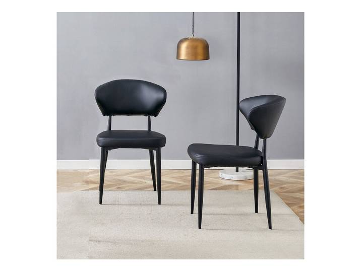 STILVORA Esszimmerstuhl 2er set Esstischstühle mit gebogener Rückenlehne komfortabel im Design