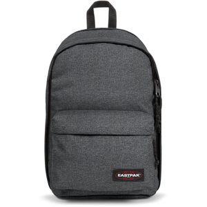 Eastpak Rucksack Back to Work Black Denim, 43 cm, mit Laptopfach, dunkelgrau, Nylon, wasserabweisend, 27 Liter