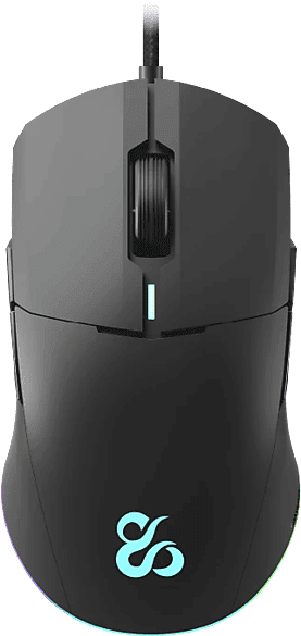 Ratón gaming - Newskill Chiron, Con cable, 8000 DPI, 8 botones programables, Negro