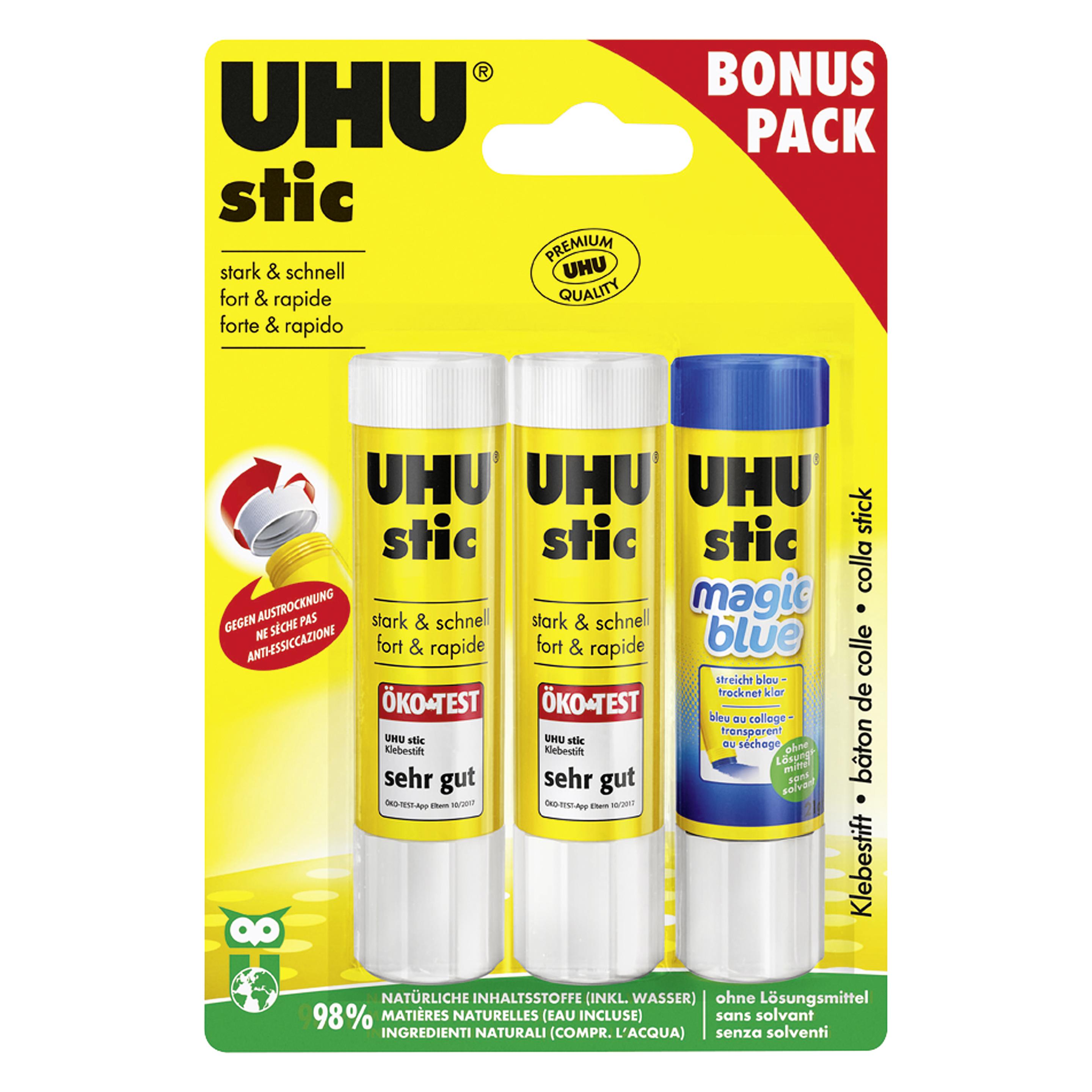 UHU Klebestift 'Stic' (21 g, 3x) (45290)