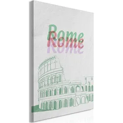Artgeist, Bilder, Rome in Watercolours (1 Part) Vertical (80 x 120 cm)