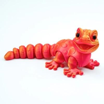 Useful Little Things 3D Printed Articulated Animal Sensory Toy red 5.43 In