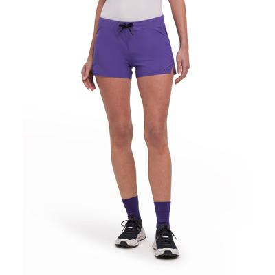 Shorts FALKE "FALKE Shorts", Damen, Gr. L, Normalgrößen, lila (amethyst (8683)), Hosen Shorts