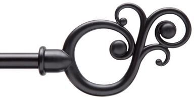 "Kenney Valencia 5/8"" Standard Decorative Window Curtain Rod"