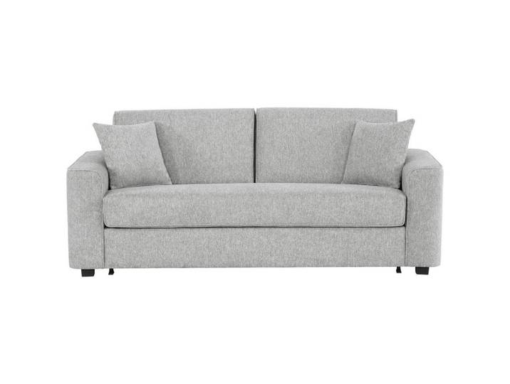 Xora Schlafsofa, Hellgrau, Kunststoff, 3-Sitzer, Füllung: Schaumstoff, 205x83x100 cm, Stoffauswahl, Rücken echt, Kinderzimmer & Jugendzimmer, Jugendmöbel, Jugendsofas