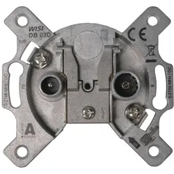 WISI DB03D Universal Antennendose, 2-Loch Stichdose 5 dB 76861 DB 03 D