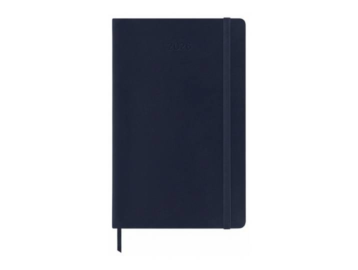 MOLESKINE agenda 12 mois journalier grand format souple bleu